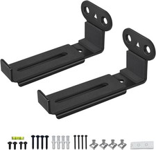Soundbar Wall Mount,All Metal Sound Bar Mounts Under TV for Sonos, Samsung, Bose