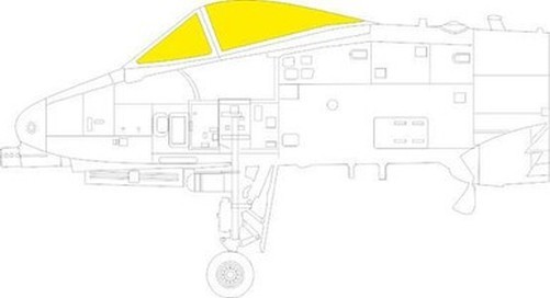 Eduard EX916 1/48 Mask A-10C TFace Canopy mask Set for Hobby Boss