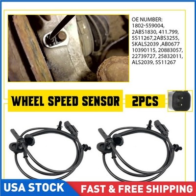 Front Left + Right ABS Wheel Speed For Sensor 07 2009-2010 2008 Saturn Outlook