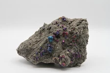 Iridescent Chalcopyrite on Dolomite Sweetwater Mine, Reynolds County, Missouri
