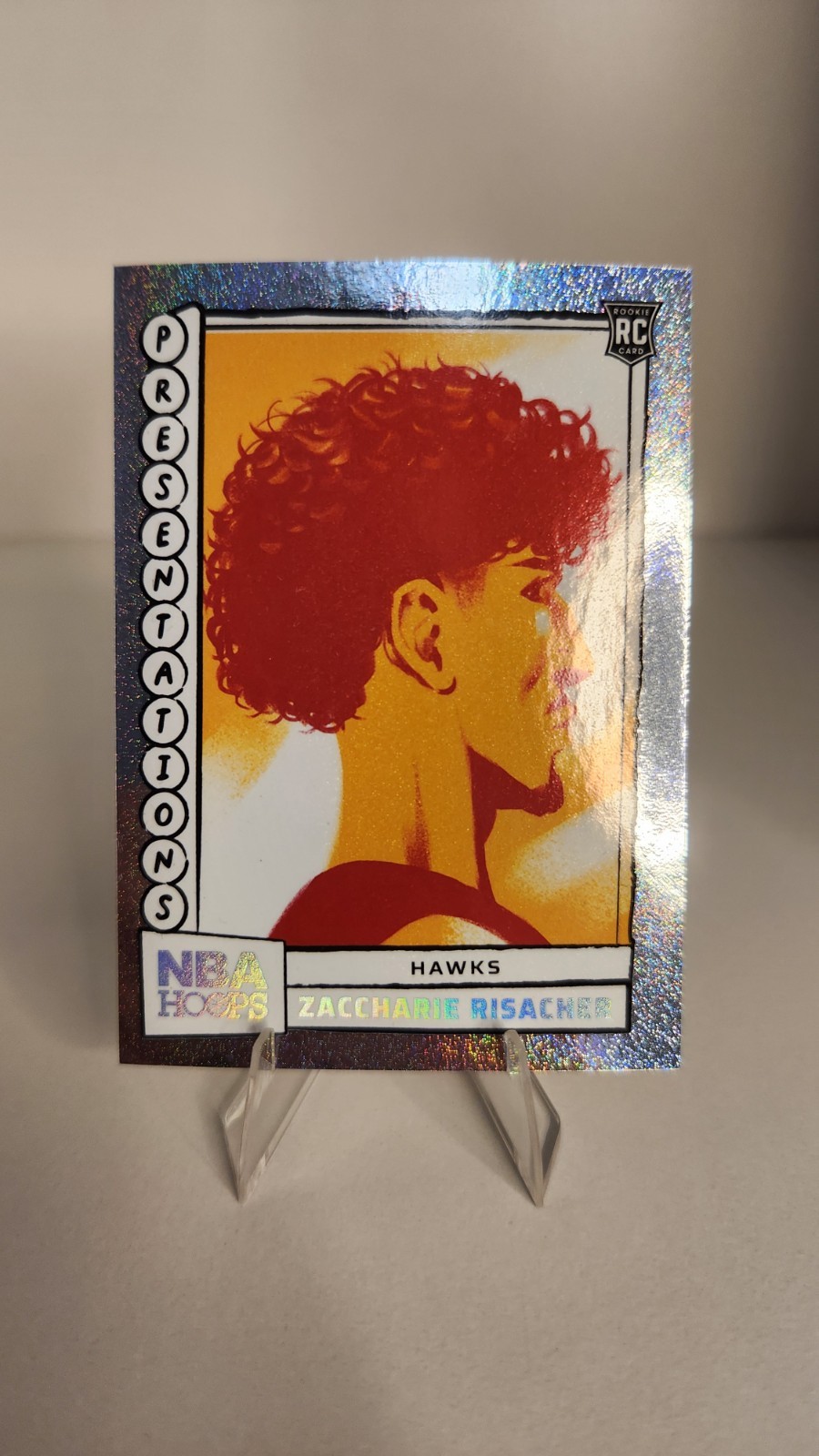 2024-25 Panini NBA Hoops Zaccharie Risacher #11 RC Presentations SSP CASE HIT