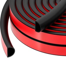 20Ft Weather Stripping 3/8"W X 1/4"T Universal Car Door Seal Strip Automotive...