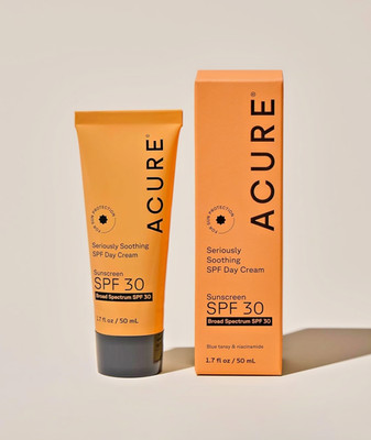 Acure Seriously Soothing SPF Day Cream Sunscreen SPF 30 1.7 fl oz New