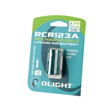 Olight RCR123A 3.7V 650mAh Rechargeable Lithium-ion Battery For High Drain Devic