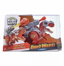 Zuru Robo Alive Dino Wars T-REX Real Life Robotic Pets Walk, Chomp, Light Up NEW