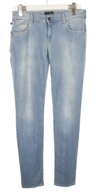 Armani Jeans J35 Slim Fit Jeans Damen Eu 27 M Taille Fade Effekt Reißverschluss