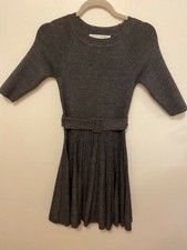 Susana Monaco Women's Wool Sweater Dress Color Grey Size S Pre-Owned