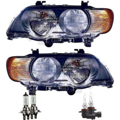 Scheinwerfer Set für BMW X5 E53 Bj 05/00-12/03 inKl Motor H7+HB3 Lampen 1354502