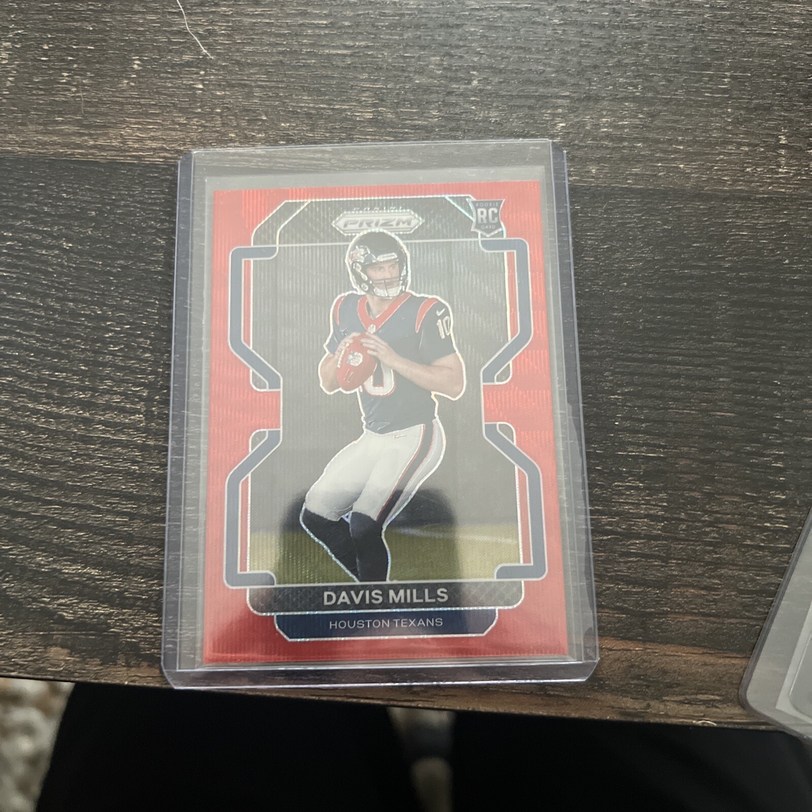 DAVIS MILLS 2021 PANINI PRIZM #352 RC ROOKIE RED WAVE PRIZM /149 HOUSTON TEXANS