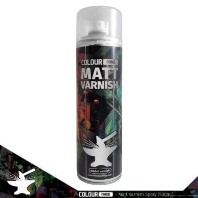 Colour Forge Matt Varnish Miniature Spray Paint (500ml)