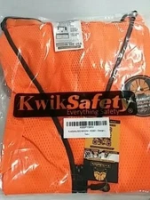 BRAND NEW KWIKSAFETY Big Kahuna Safety Vest KS3301 - ORANGE L