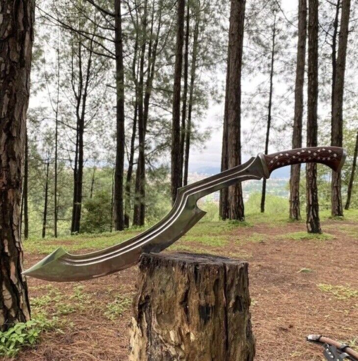27 inches blade Egyptian Khopesh Sword Razar Sharp Camping Sword With ...