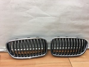 BMW 5er F10 F11 Chrom Ziergitter Frontgrill Nierengitter Paar 7200727 7200728