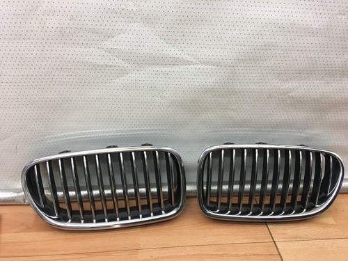 BMW 5er F10 F11 Chrom Ziergitter Frontgrill Nierengitter Paar 7200727 7200728