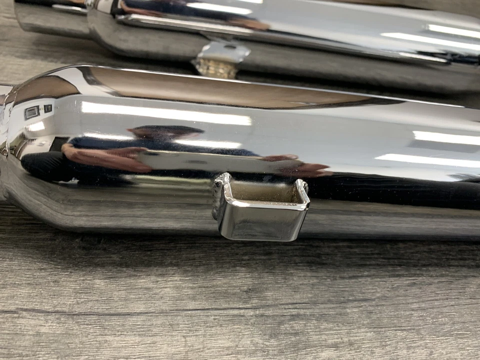 Silenciador MAC Yamaha 1986 1987 XJ700 700 Maxim cromo T/T tubos deslizables * Foto 3 de 4