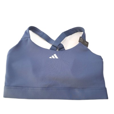 adidas Damen TLRDREACT Training High Support BH Sport BH preloved Ink M E G Hebs