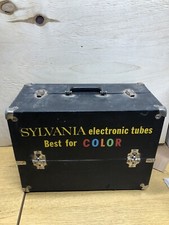 Electronic Tubes Sylvania RCA Magnavox CM Philco GE Raytheon 130pcs W/case