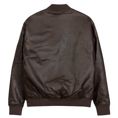 4XL✨ AIR FORCE AIRBORNE LEATHER レザー ブラウン 4XL✨ AIR FORCE AIRBORNE LEATHER レザー ブラウン