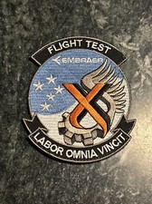 Embraer KC-390 KC390 test Flight military cargo aircraft rare patch vtg 4”