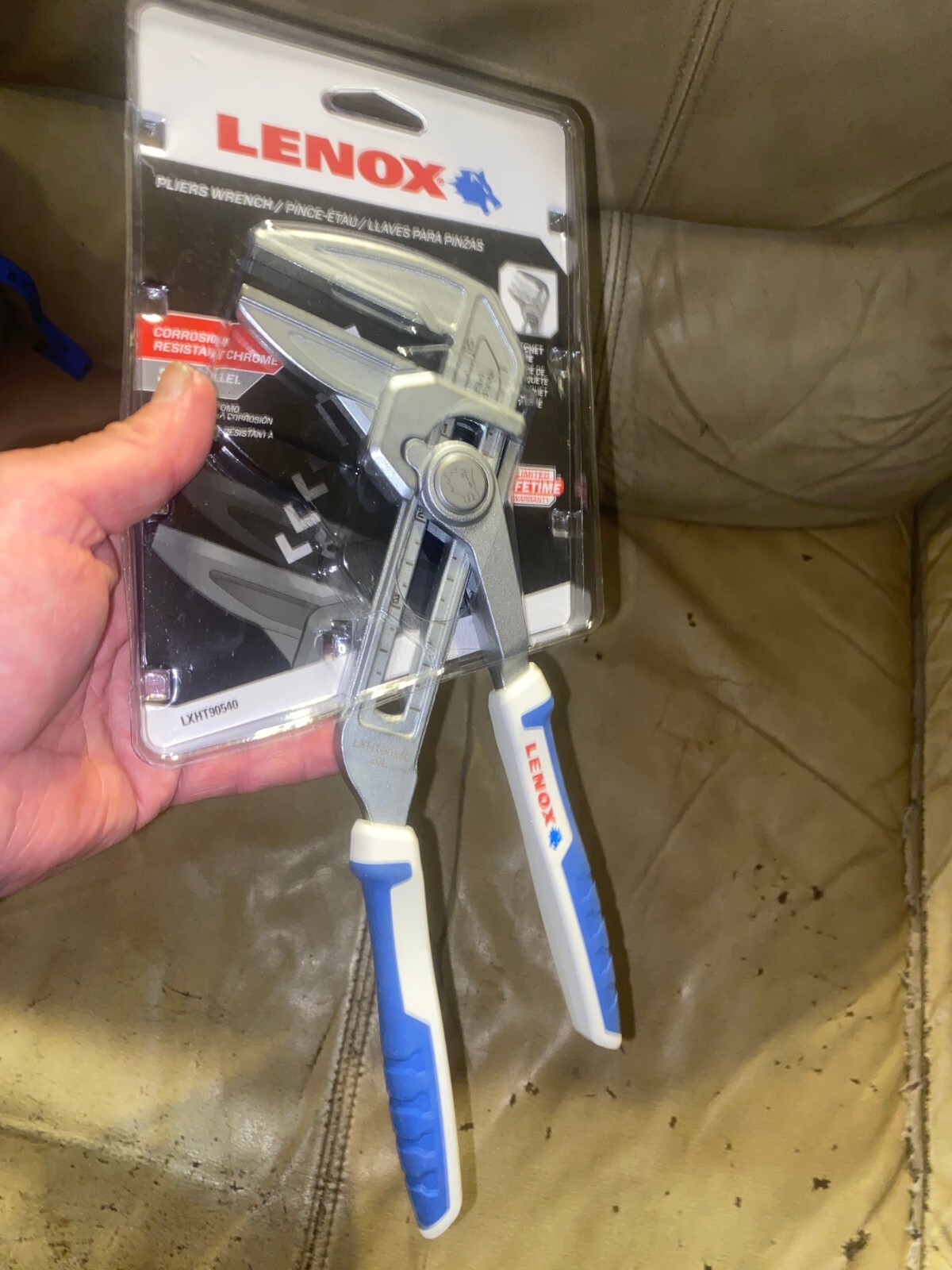 Lenox Ratchet Pliers Wrench, LXHT90540 3" Parallel Jaws eBay