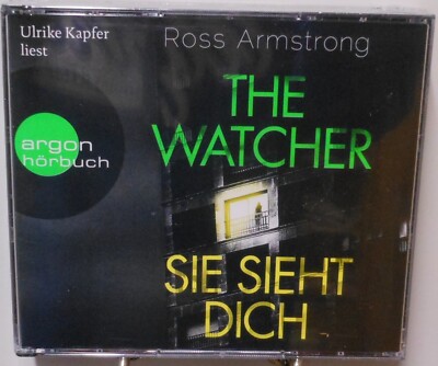 The Watcher Sie sieht dich Hörbuch 6x CD Ross Armstrong Psycho Thriller #T798