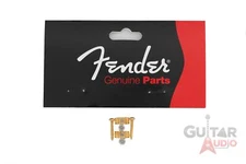 Genuine Fender Original Stratocaster Strat Guitar String Guides - Gold w/ Screws