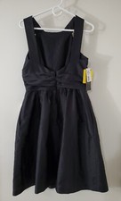 Alfred Sung Black Halter Cocktail Formal Prom Dress Size 10 Brand New NWT