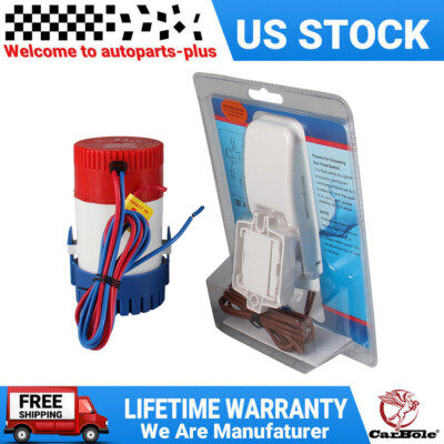 1100gph Marine Boat Bilge/Sump Pump 12V 3A Unlike Rule 3700gph -4000Gph-4700Gph