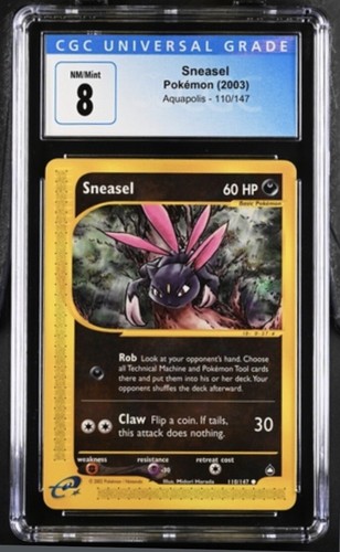 Sneasel graded CGC 8 for sale on eBay