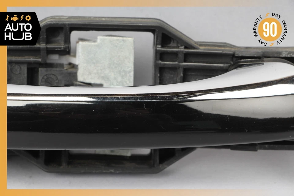 03-09 Mercedes W209 CLK550 CLK55 AMG manija de puerta lateral derecha pasajero negro OEM Foto 3 de 4