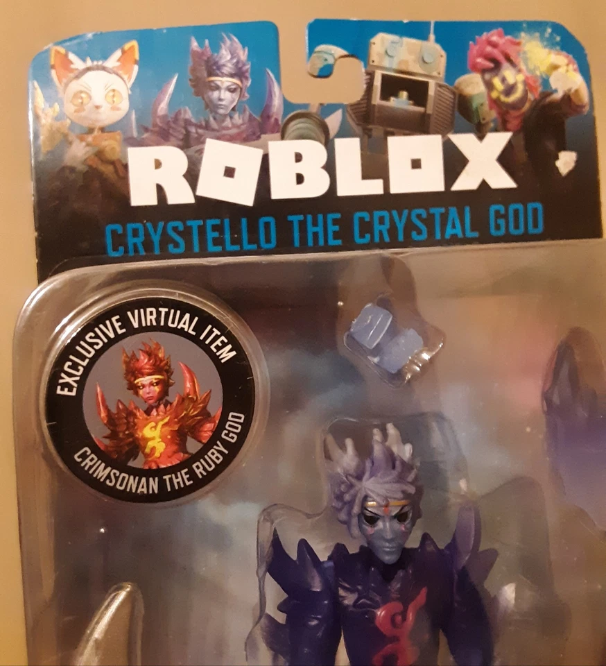 Roblox Crystello the Crystal God Action Figure 4" Jazwares NEW in package - Image 3 of 4