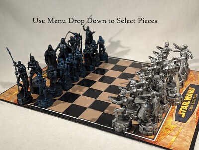 Star Wars Saga Edition Chess Set 2004 Parker Brothers ~ Replacement Figurines