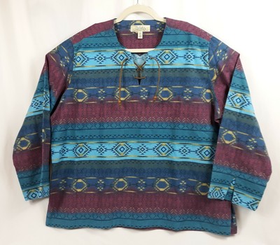 plus size aztec pullover