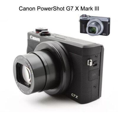 Canon PowerShot G7 X Mark III 20.1MP 4.2x Optical Zoom Compact