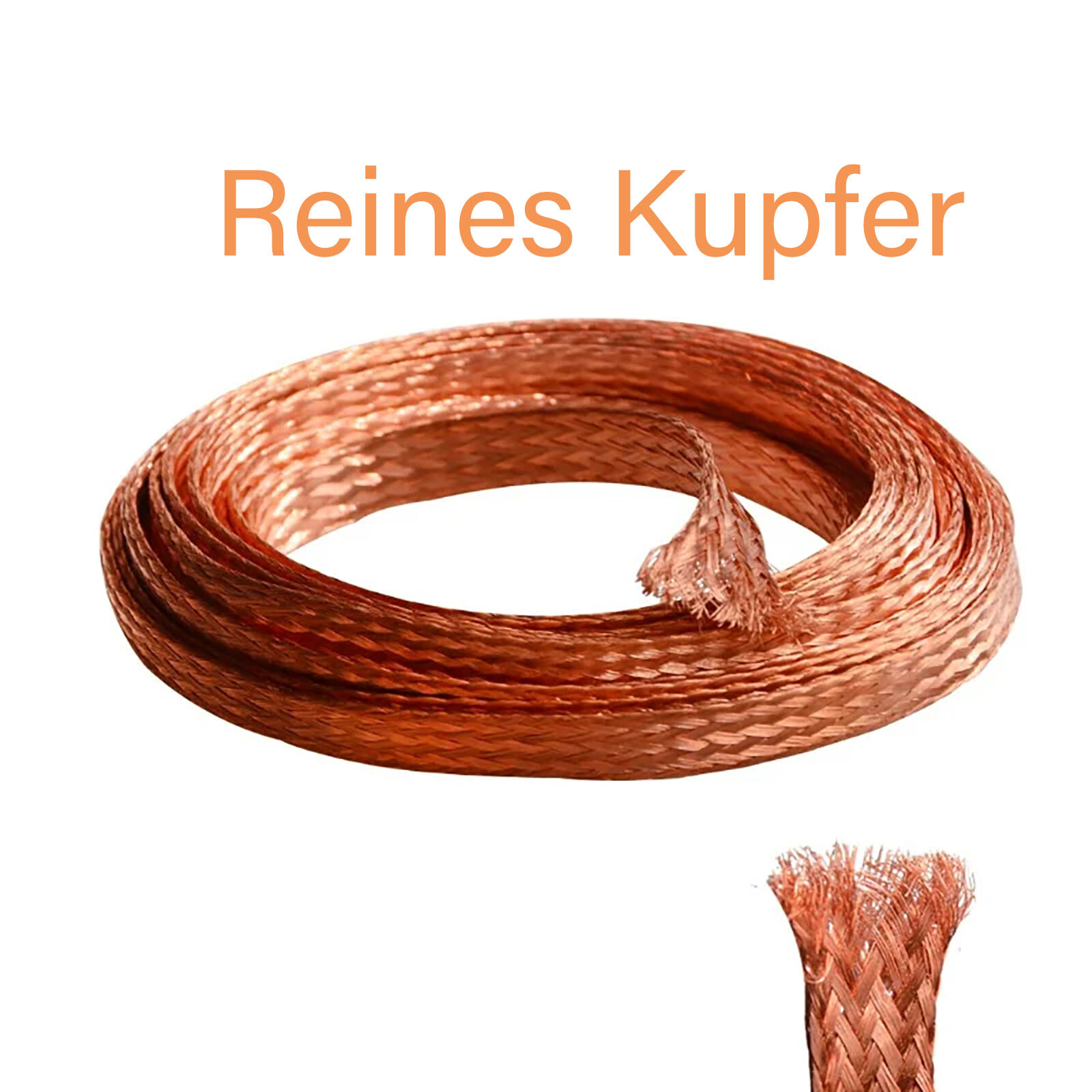 Kupfer Flachstange 6x1 Zoll Verzinnt - Perfekt Für Elektro & Erdungsarbeiten