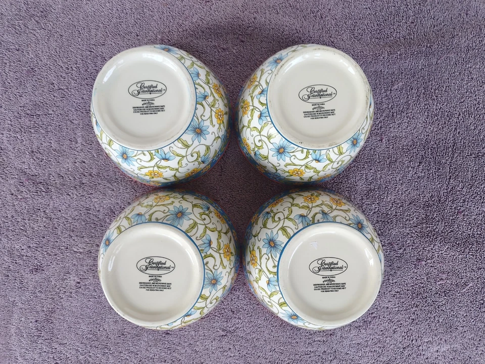 Certified International Torino Ice Cream Dish Bowl 11692471 5" by 3.5"Set of 4 - Изображение 3 из 4