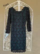 Adrianna Papell Evening Embellished Lace Dress