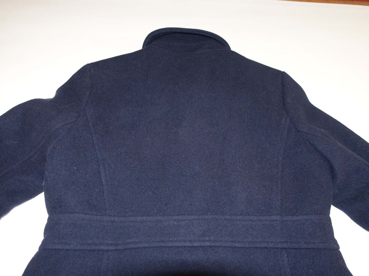 ジャケット・アウター 90s J.crew wool boa coat vintage navy J. Crew Womens Wool Blend Lady Day Overcoat Size 12 Navy
