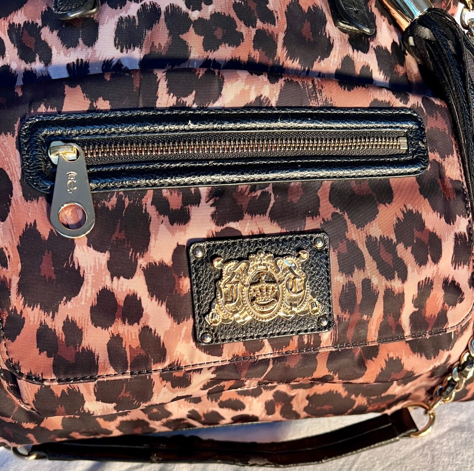 Juicy Couture Large Animal Print Purse - image 2