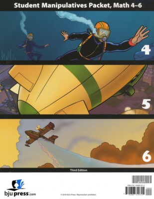 BJU Press Math 4-6 Student Manipulative Packet Third Edition 
