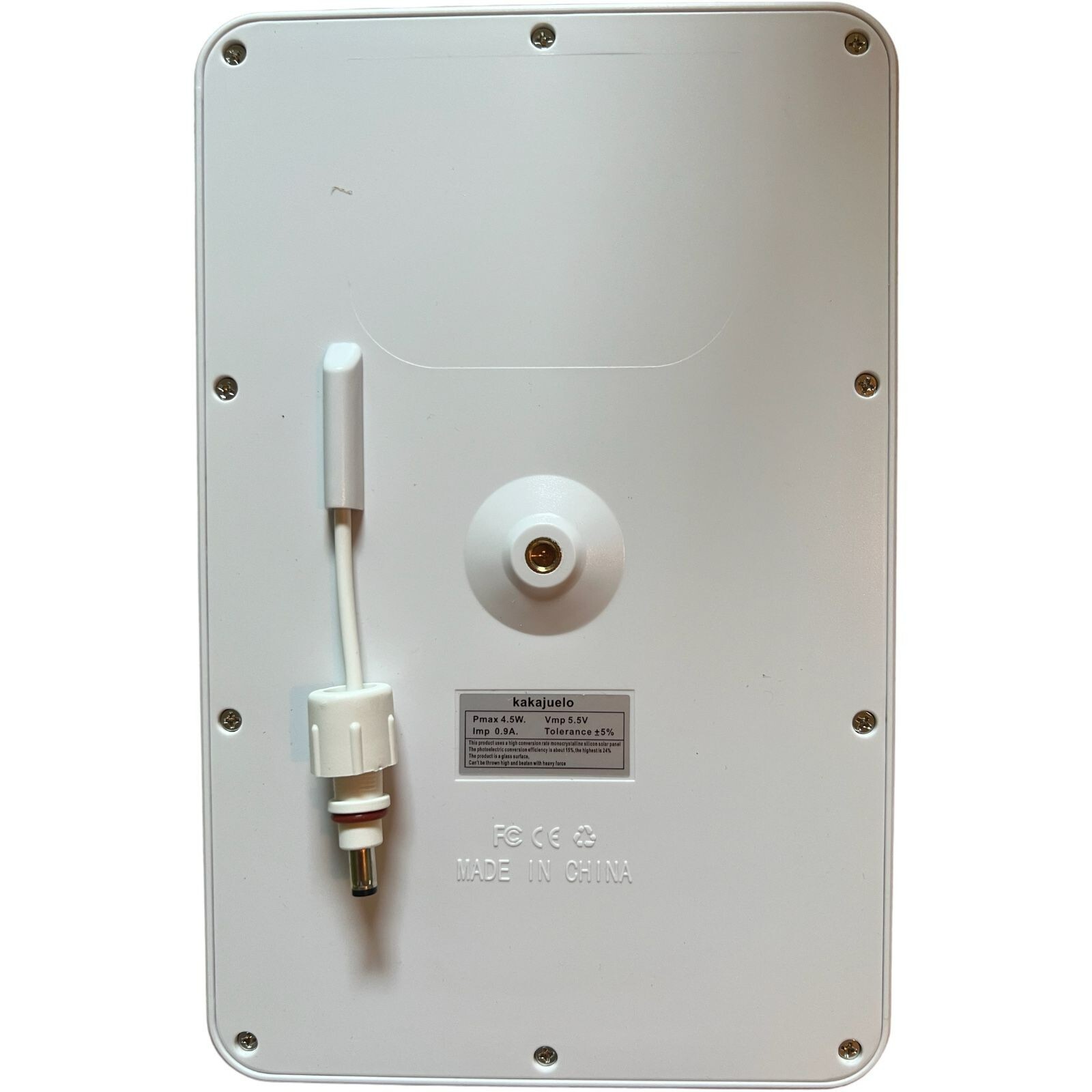 4.5W Solar Panel - 5.5V 0.9A Open Box for Fast Efficient Charging