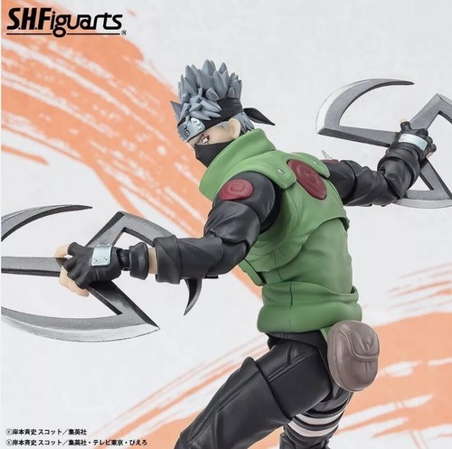 SDCC 2024 Bandai Naruto Shippuden S.H.Figuarts Kakashi Hatake Edición Exclusiva - Imagen 3 de 7