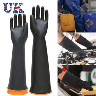 Resist Strong Acid and Alkali Chemical Resistant Gloves for Car Home Lab
