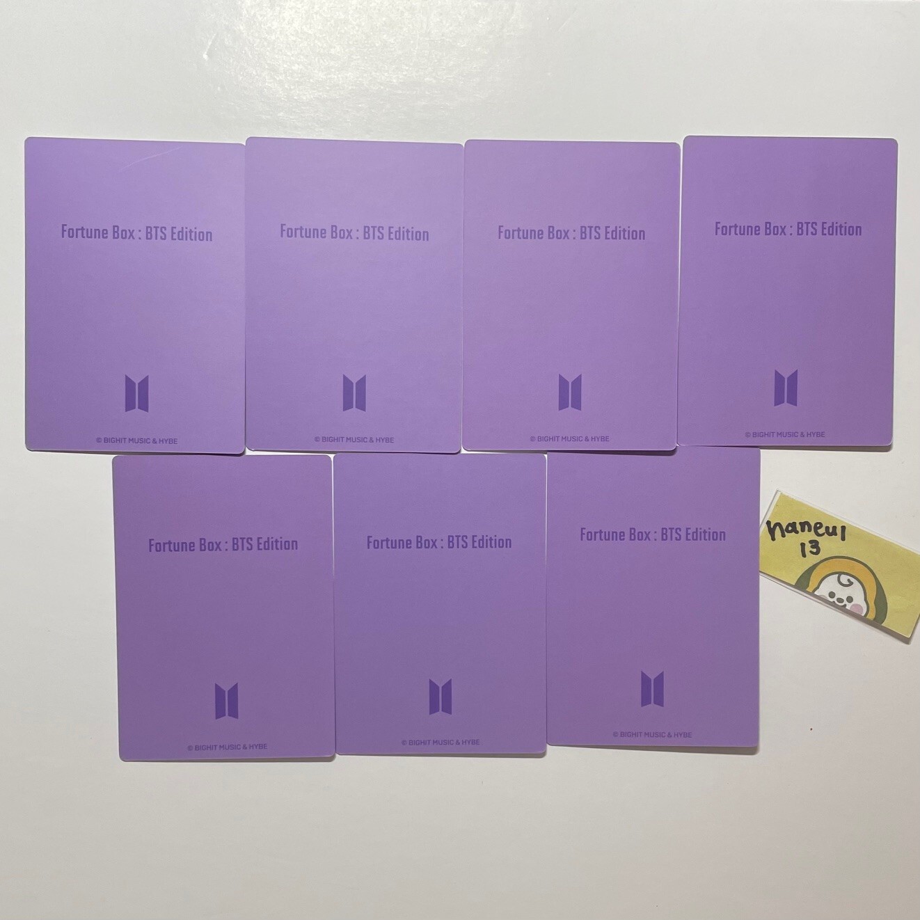 BTS Set of 7 Fortune Box BTS Edition Official Photocard photo card | eBay