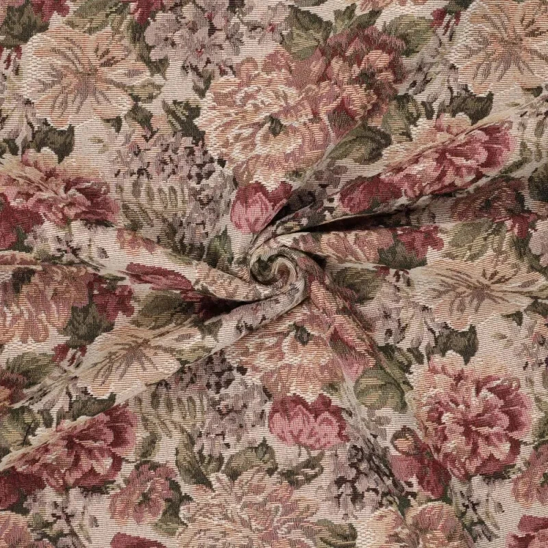 1m x 1,50m Gobelin Vintage Flowers Meterware Blumen - Bild 2 von 4