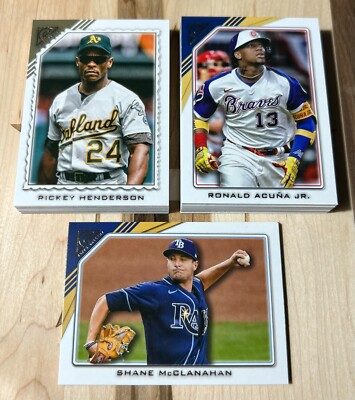 2022 Topps Gallery Base Singles! BUY 3, GET 2 FREE! $10+ FREE SHIPPING!