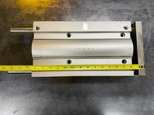 Air Cylinder with Linear Bearings & Rails