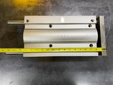 Air Cylinder with Linear Bearings & Rails