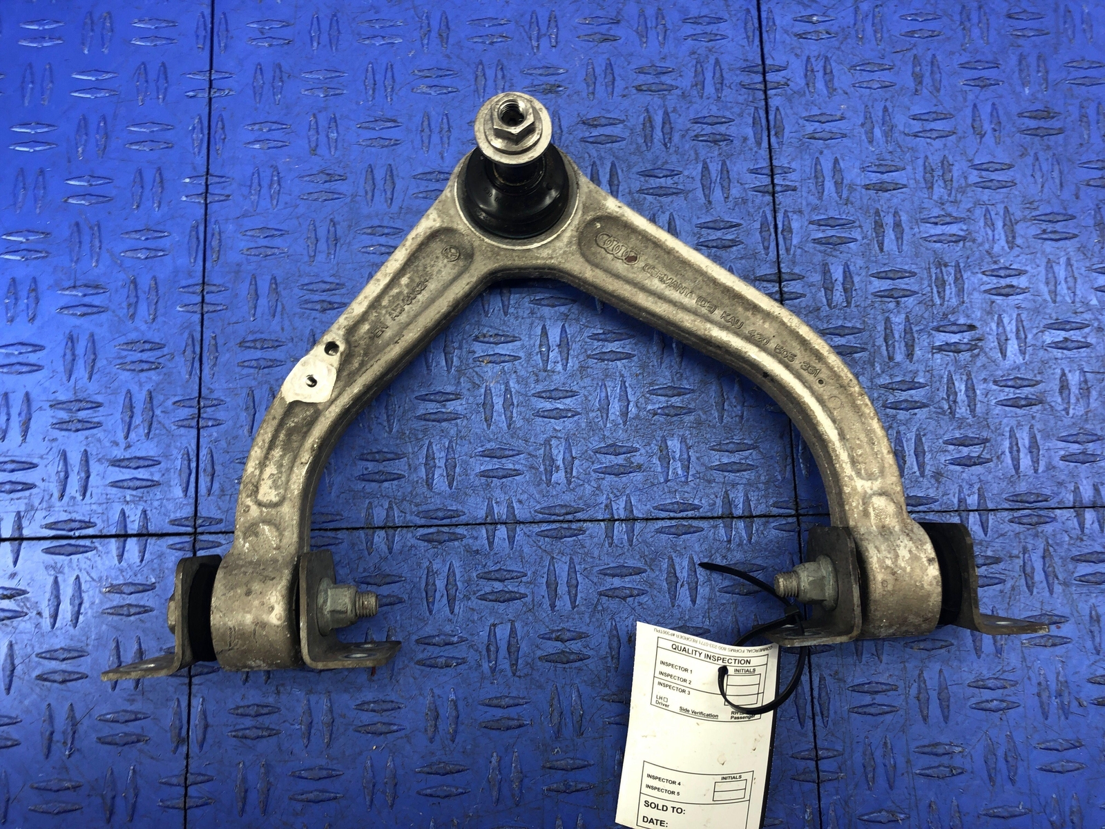 2008-2015 AUDI R8 REAR LEFT UPPER CONTROL ARM OEM
