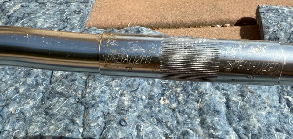 Manillar de Carretera Modelo 6 Especializado Nuevo de Lote Antiguo Años 80 Raro 40mm Ancho 26.0 Nitto Japón Foto 2 de 4